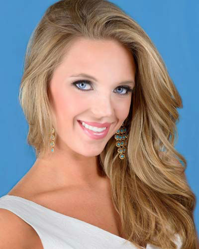 Miss California Crystal Lee shows off her...